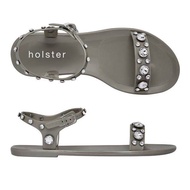 Holster Glitz Pewter HST219PE รองเท้าส้นแบนแบบรัดส้น