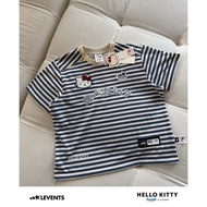 Levents x Hello Kitty | Striped Boxy Tee/ Blue