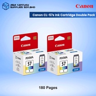 Canon CL-57s Color X 2 PCS (Twin Pack) Original Ink Cartridge / Canon E400 E410 E470 E417 E460 E477 
