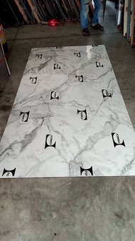 2.)) แผ่นลามิเนตโฟเมก้า ลายหินอ่อน Formica 3460 HG ขนาด 120x240 ซม หนา 0.8 มิล ใช้ติดงานเฟอร์นิเจอร์