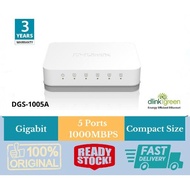 D-Link Desktop Switch 5/8/16/24 Ports Gigabit Ethernet Network 1000 Mbps Gigabit LAN - DLink DGS 100