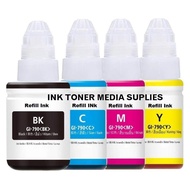 New Canon Compatible Gl-790 Gl790 Gi790 Gi-790 Refill Ink G-Series Cymk Set For G1000 G1010 G2000 G2