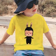 👕🎁🎀เสื้อยืดเด็ก ลาบูบู้ Labubu Pop Mart Childrens T-shirt โอเวอร์ไซซ์ แฟชั่นสําหรับผู้ชาย 8 สี เกาหลี