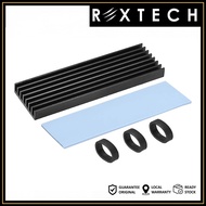REXTECH M.2 2280 SSD Heat Dissipation Radiator Aluminum Alloy Heat Sink M.2 SSD M.2 NVME PCI-E NGFF 