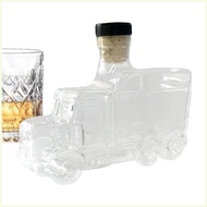 Whiskey Decanter Whiskey Container Half Truck Decor 375ml Decorative Decanter with Stopper for Liquo