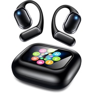Earphones bluetooth wireless earphones 2025 new model Open-ear earphones with touch display Open-ear