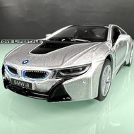 Kinsmart Diecast - BMW i8 1:32 Scale (Grey)