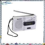 QCXL Radio AM FM Battery Operated Portable Pocket Radio Best Reception Longest Lasting 2 Band Radio For Senior Home