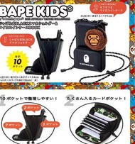 BAPE 日本雜誌 限定 猿人 皮質多功能斜背包 男女同款 袋 手機包