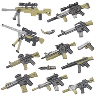 Military Third Party Gun Arms M Series MOC Rifle M4MK18 New Style Modern Weapon Model Building Block