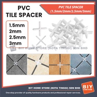HILTEM PVC TILE SPACER 1.5/ 2/ 2.5/ 3MM (-+)TYPE TILE CROSS MOSAIC SPACER/ PVC SPACER UTK JUBIN