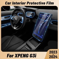 Anti-scratch Car Interior Center Console Media Dashboard Navigation TPU Protector Film For XPENG G3i