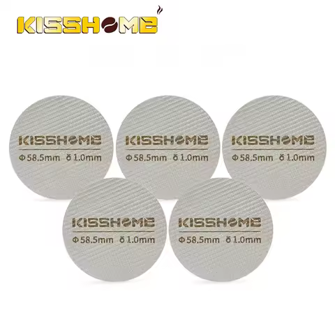 Coffee Puck Screen Reusable Heat Resistant Metal Espresso Filter Mesh For 51mm 54mm 58mm Portafilter