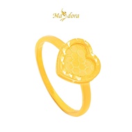 MASDORA 916 Gold Ring Cincin Emas - Honeycomb Love Gold Ring (EMAS 916/22K)