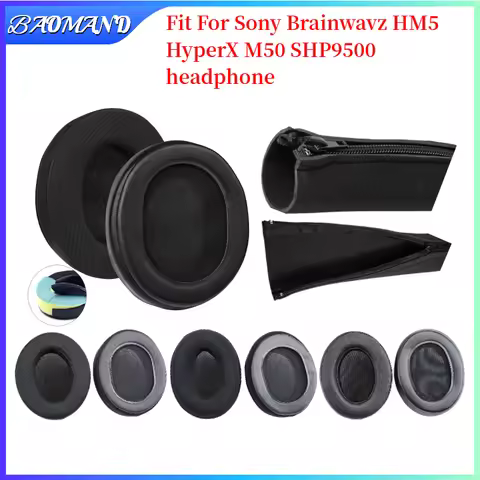 Ear Pads for Sony Brainwavz HM5 HyperX M50 SHP9500 Headphones replacement headband cushion Earpads h