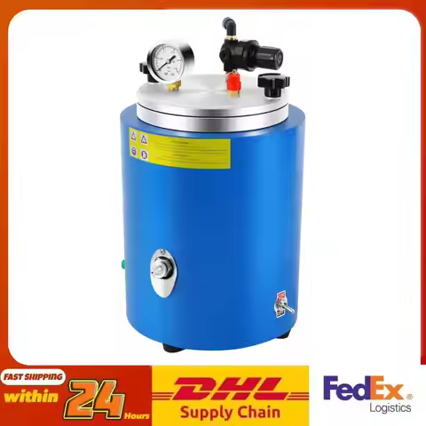 350W Round Wax Injector Machine, Digital Temperature Control Wax Injection Machine 86-230°F for Jewe