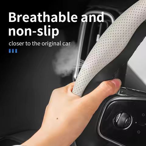 Comfortable Grip Car Steering Wheel Cover for MG4 EV/MG ZS EV/MG 5/MG S5 EV/MG 6/MG Cyberster/MG 3/M