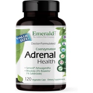 EMERALD LABS Kesihatan Adrenal - Melegakan Tekanan, Menyokong Tenaga & Tidur yang Menyegarkan dengan