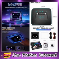 CAR INTERIOR ROOF AMBIENT READING LIGHT RGB APPS STARRY SKY DYNAMIC LINES AMBIENT READING LIGHT UNIV