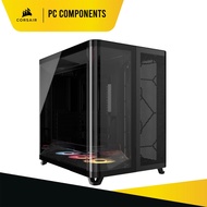 CORSAIR AIR 5400 RS-R ARGB Triple Chamber Mid-Tower PC Case - Black CC-9011318-WW