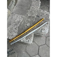 STANDARD BICYCLE HANDLEBAR 25.4 FLAT 25.4 STANDARD FEDERAL 25.4 CHROME SILVER GOLD GOLD 56CM ALLOY b