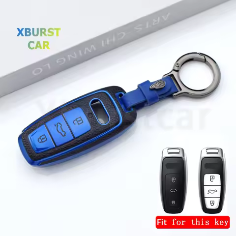 TPU Leather For Audi A6 C8 S6 RS6 A7 S7 RS7 A3 8Y A8 D5 4N RS Q8 RSQ8 E-tron GT Q4 Q7 4M Car Remote 