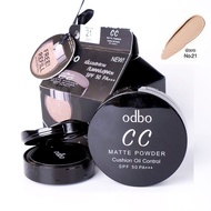 Odbo Cushion Matte Powder Oil Control Thailand 14g - With Core 21.Bright White Tone