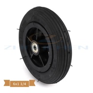 6x1 1/4 tyre Scooter Inflation Wheel Aluminium Hub Inner Tube Electric Scooter 4 Inch Rims 6inch Pne