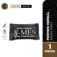 XMEN Rasa Mint Isi 1 Sachet - X-MEN Ginseng Herbal Alami - Makanan Herbal