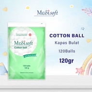 Medisoft Large Cotton Balls 120g (120 Balls) - Safe & Baby Cotton Balls
