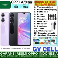 oppo a78 5g 8/128gb ram 8gb rom 128 gb garansi resmi oppo - a78 8/128 black no bonus