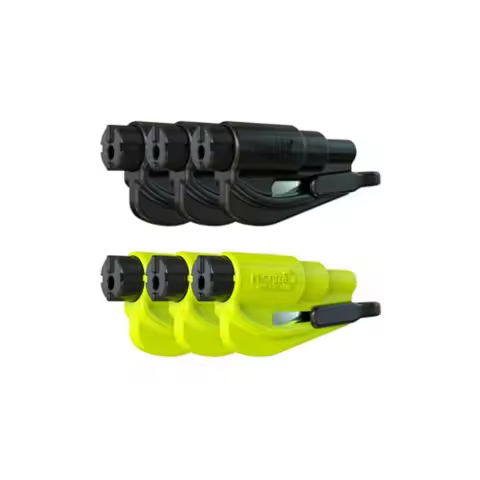 resqme The Original Emergency Keychain Car Escape Tool 2-in-1 Seatbelt Cutter and Window Breaker Mad