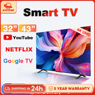 TV Smart TV Android 32 inch LED TV 43 inch 4K UHD Android TV WIFI Televisi Youtube/Netflix