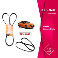 Nissan Fan Belt 7PK1166 Almera N18L (Tan Chong Autoplus) 7PK1166AP