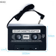 MIAO ตัวแปลงสัญญาณเสียงในรถยนต์สำหรับ iPod MP3เครื่องเล่นซีดีดีวีดีอะแดปเตอร์เทป MP4 MP3ในรถยนต์