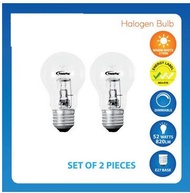 EZB  Bulb / 2 Pieces x PowerPac 52W 2700k E27 Halogen Bulbs-Warm White