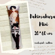 Bantal anime dakimakura mini anime attack on Titan levi snk aot