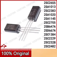 50Pcs/lot 2SA1013 2SC2383 2SA1020 2SC2655 2SA1145 2SC2705 2SB647A 2SD667A A1013 C2383 A1020 C2655 A1