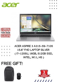 Acer Aspire 3 A315-59-7105 15.6'' FHD Laptop Silver