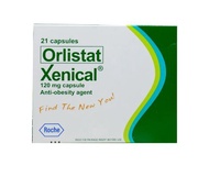 Orlistat 120mg (Anti Obesity) (Pangpawala gumana ng kaen) 21 Capsule
