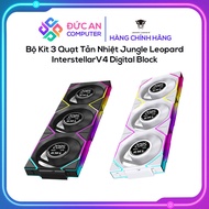 Jungle Leopard Interstellar V4 Digital Block 3-Fan Radiator Kit - Speed Display