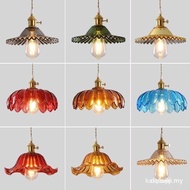 Nordic retro Pendant Light LED Glass Hanging Lamp Bedroom bedside Pendant Lamp Living room dining be