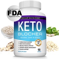 Toplux Keto Blocker Pills White Kidney Bean Extract 90 Capsules - 1800 mg Natural Ketosis, Support K