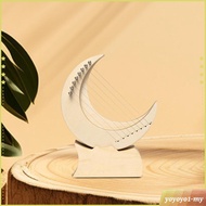 [YoyoyocfMY] Lyre Harps 8 String Classical Lyre Harps Artistic Moon Harp Interactive Single Board Ly