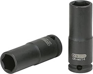 Hexagon impact socket, deep, 3/4", 37mm