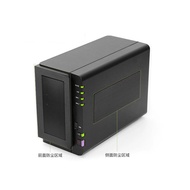 Set Penutup Debu Synology Dual-Disk NAS untuk DS225+DS224+DS220+DS218+DS216+DS223