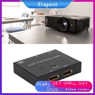 Eleganthome LICAEVEY Displayport Switch  32.4Gbps Splitter Hub 8K at 60Hz 4K 120Hz Aluminium Alloy B
