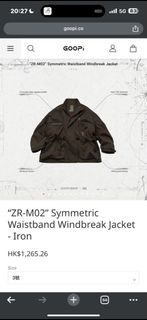 GOOPiMADE x GQ 2.0 ZR-M02 Jacket Iron