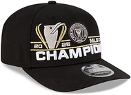 New Era MLS Inter Miami CF 2025 Champions Locker Room 9SEVENTY Stretch-Snap Adjustable Hat - Black