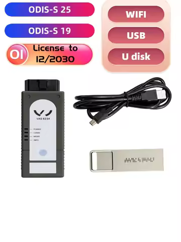 VAS6154 OKI Full Chip Wifi USB DOIP Diagnostic Scanner VCI work with ODIS-Service 25 ODIS-Engnieerin